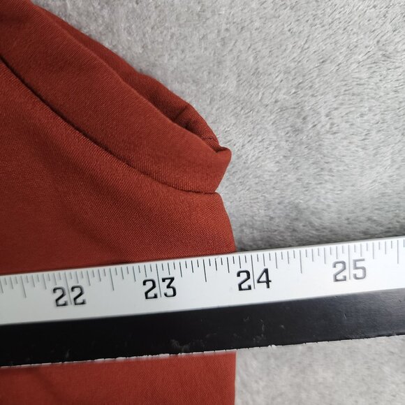 Mens Vintage J2 Red Vest Jacket Full Zip Sleeveless Polyester Mock Neck Size L - Picture 12 of 13